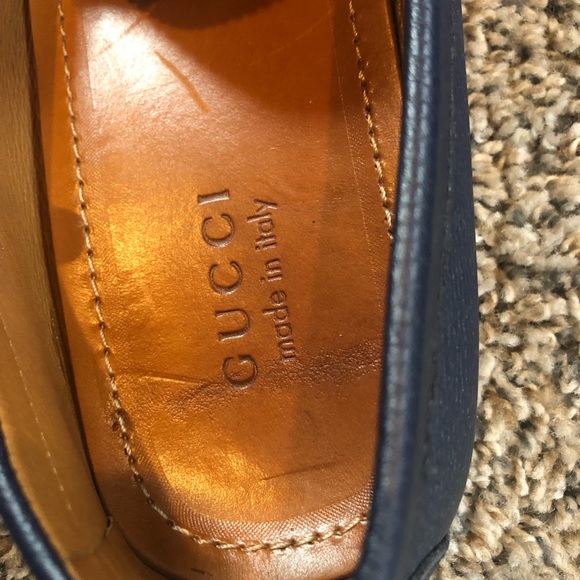 Navy blue Gucci Loafers - Picture 5 of 6